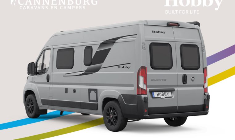 Hobby Vantana de luxe k60 ft camper model 2024 exterieur achter grijs