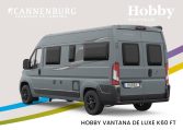 Hobby Vantana de luxe k60 ft camper model 2024 exterieur achter grijs blauw
