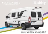 Hobby Vantana de luxe k60 ft camper model 2024 exterieur achter wit