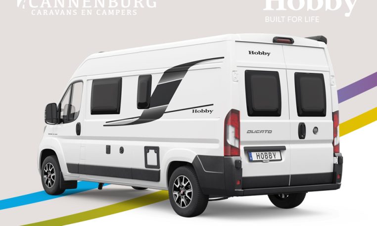 Hobby Vantana de luxe k60 ft camper model 2024 exterieur achter wit