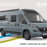 Hobby Vantana de luxe k60 ft camper model 2024 exterieur voor grijs blauw