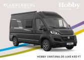 Hobby Vantana de luxe k60 ft camper model 2024 exterieur voor zwart