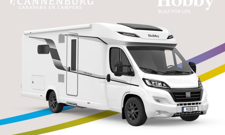 Hobby camper Optima De Luxe T70 F model 2024 exterieur front wit 2024