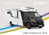 Hobby camper Optima De Luxe T70 GE model 2024 exterieur front zwart 2024