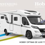 Hobby optima de luxe T75 HGE camper model 2024 exterieur voor wit 2024