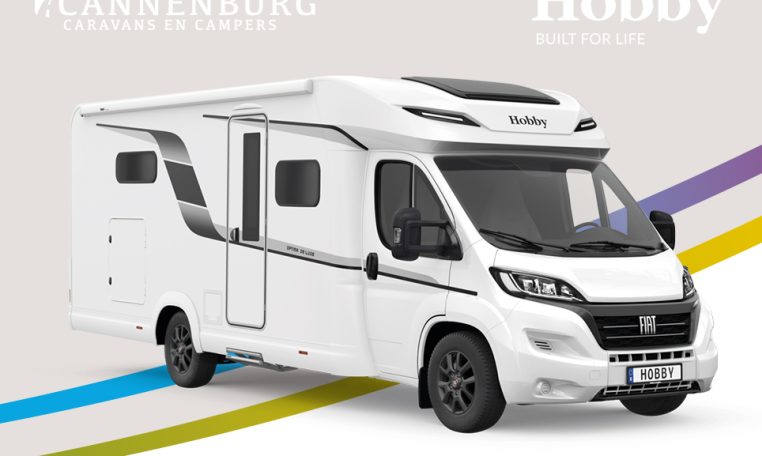 Hobby optima de luxe T75 HGE camper model 2024 exterieur voor wit 2024