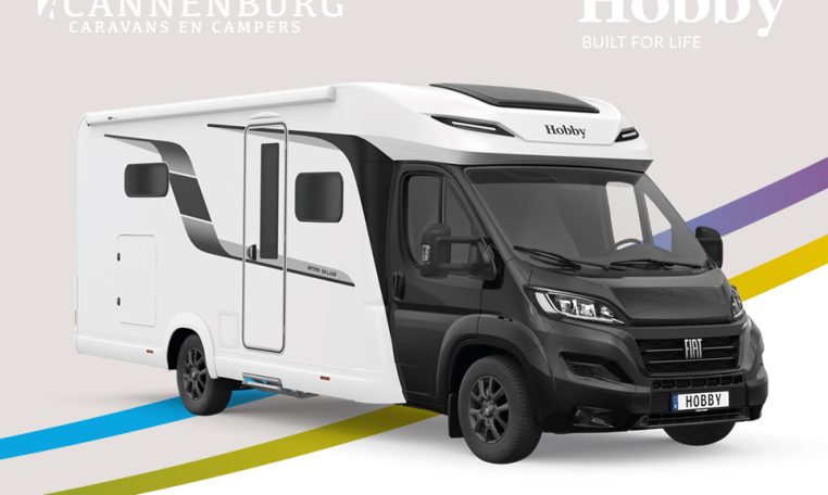 Hobby optima de luxe T75 HGE camper model 2024 exterieur voor zwart