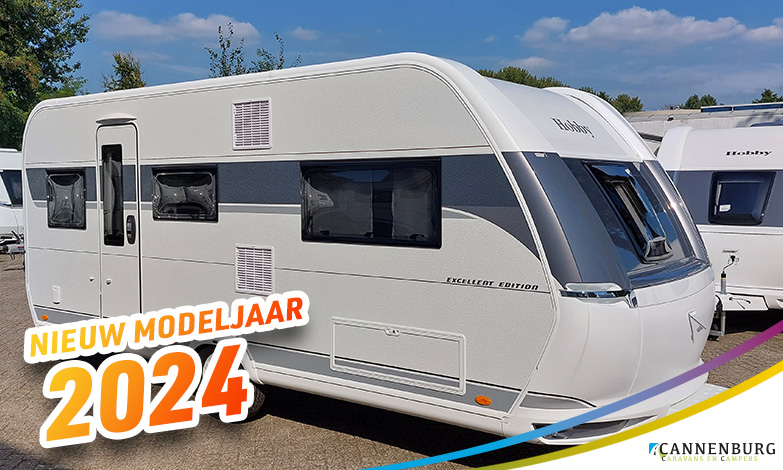Nieuw Hobby modeljaar 2024 caravan 495 UL Excellent Edition