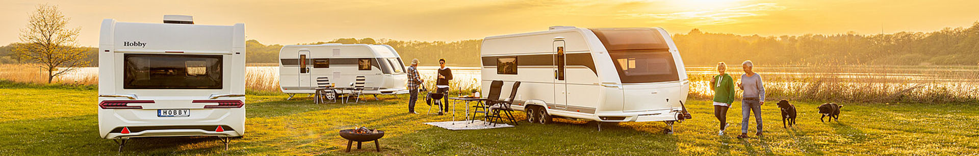 Hobby caravan sfeer foto Cannenburgwebsite midden banner 2023