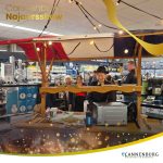 Cannenburg Caravans en Campers Najaarsshow 2023 groot succes kleine foto svenja eten aan het bereiden