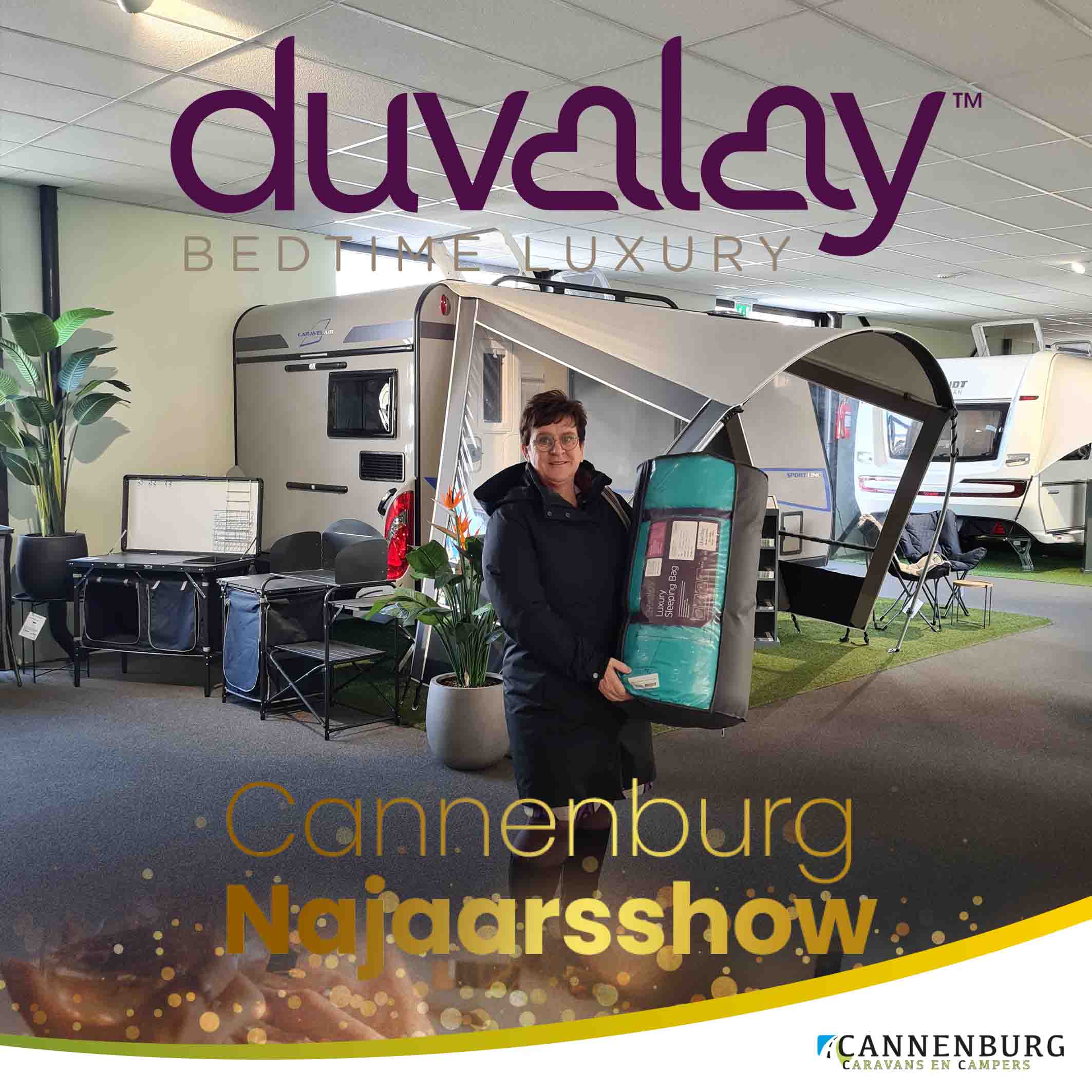 Website bericht Cannenburg Najaarsshow winnaar duvalay slaapzak met topper Website bericht Cannenburg Najaarsshow winnaar duvalay slaapzak met topper