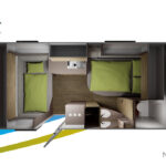 NEXT 380 caravan plattegrond