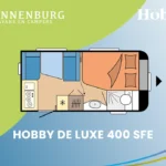 Hobby de luxe 400 sfe plattegrond