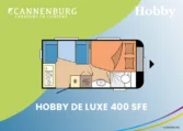 Hobby de luxe 400 sfe plattegrond